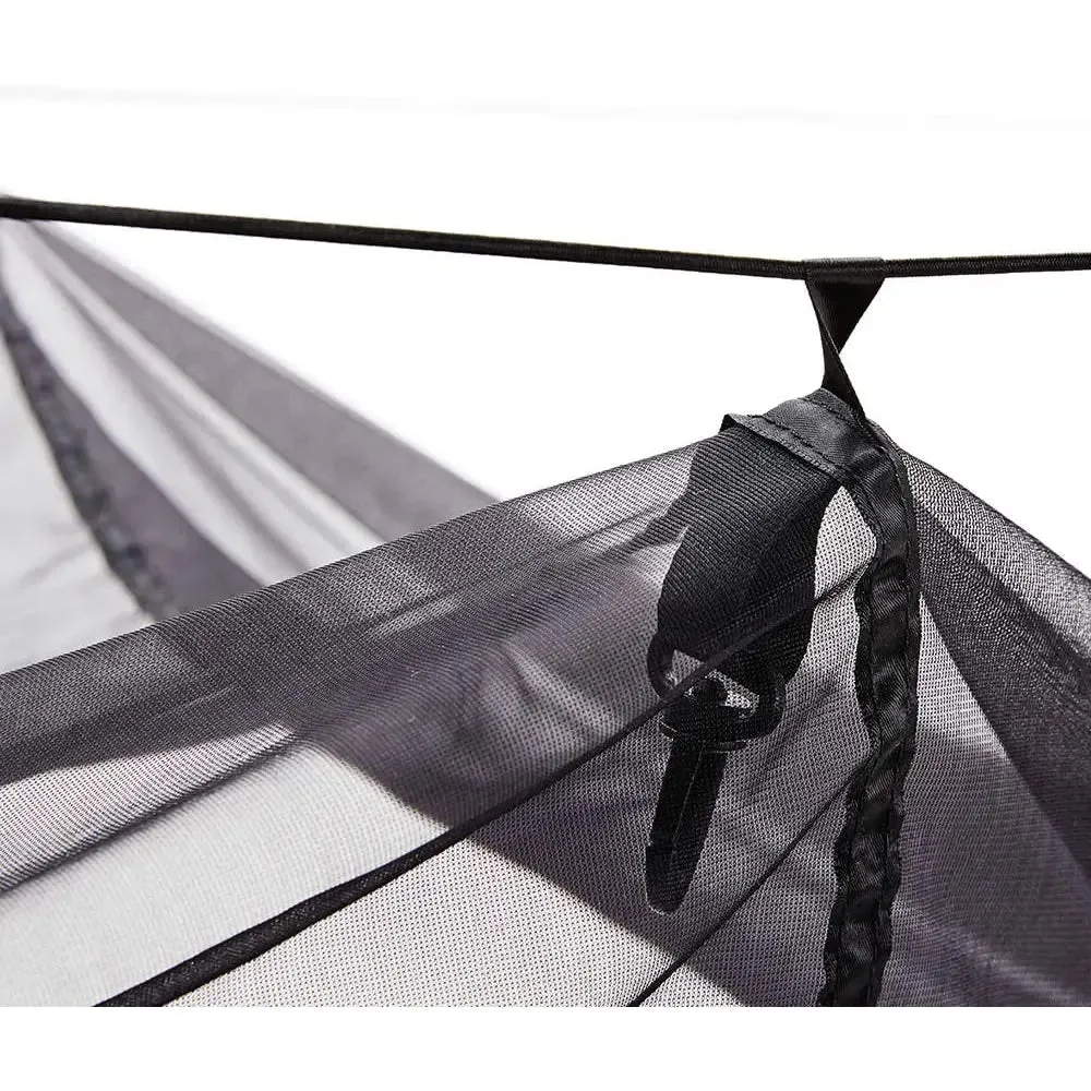 118" x 79" Double Camping Hammock Heavy-Duty with Rainfly Cover & Mosquito Net