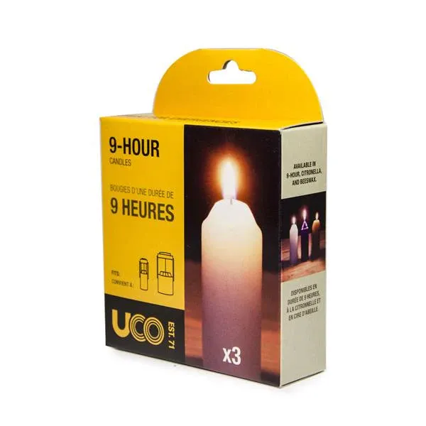 9-Hour Candles (3 Pack)