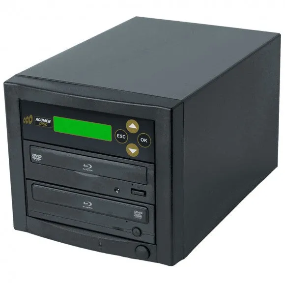 Acumen Disc 1 to 1 Blu Ray Duplicator - BD-R Disc Copy Burner Writer Recorder Tower System