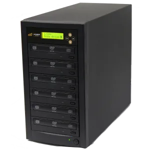 Acumen Disc 1 to 5 DVD CD Duplicator - Multiple Discs Copier Recorder System (Standalone Burner Drives Tower)