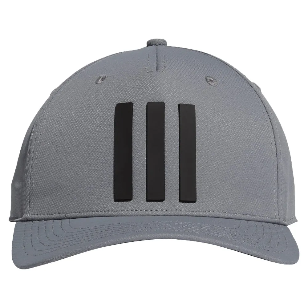 adidas 3 Stripe Tour Hat  - Grey Three