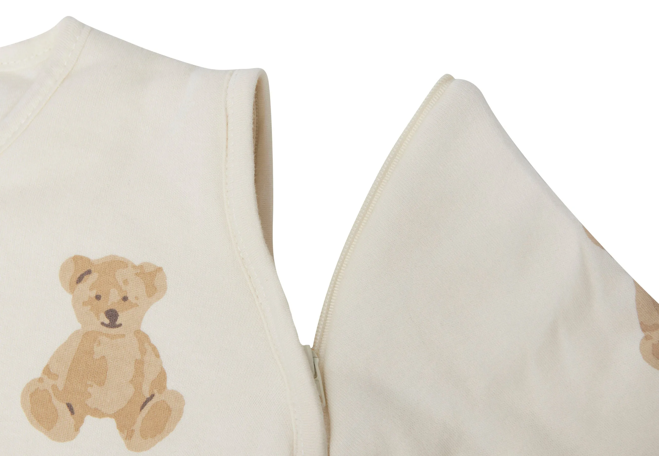 Baby Sleeping Bag with Removable Sleeves 110cm - Teddy Bear