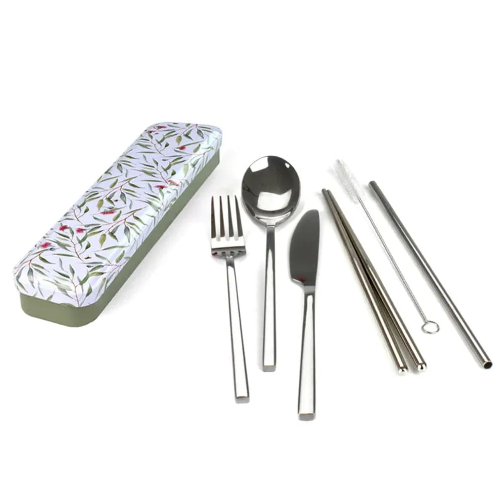 Carry Your Cutlery Reusable Cutlery Kit - Eucalyptus