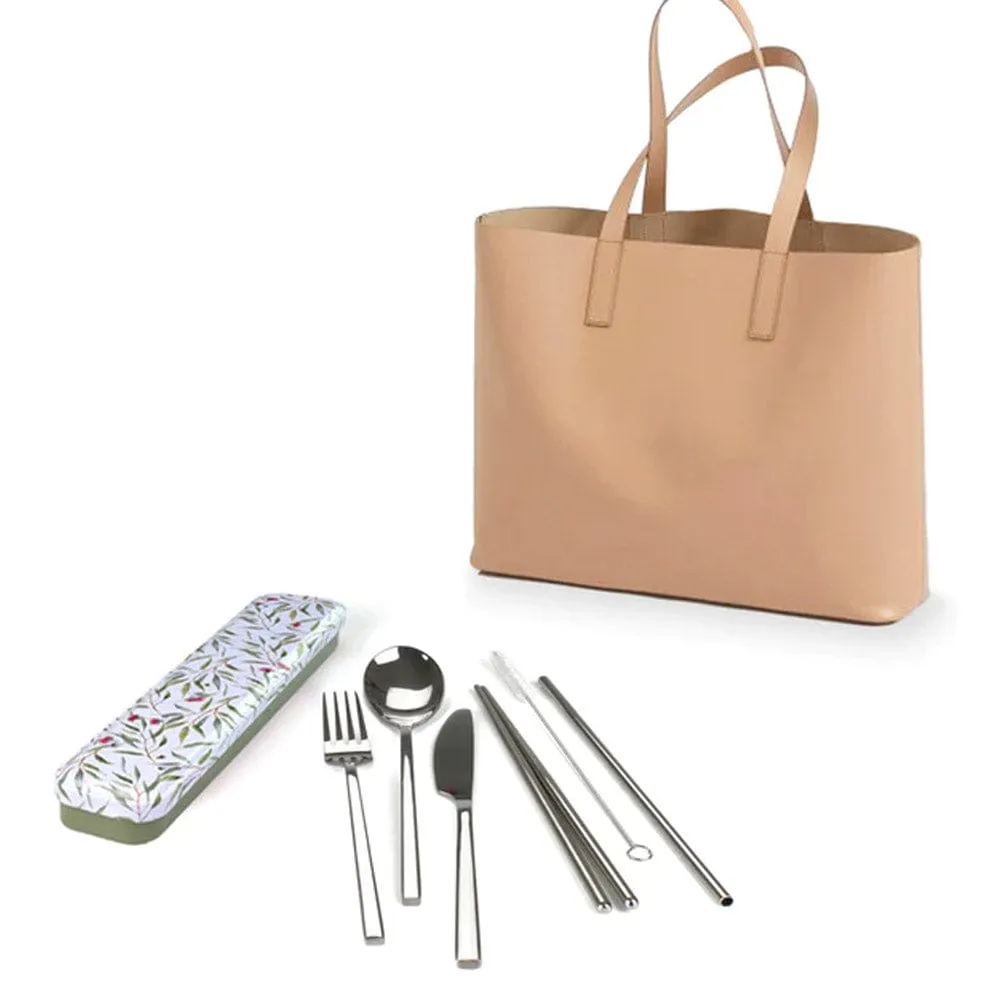 Carry Your Cutlery Reusable Cutlery Kit - Eucalyptus