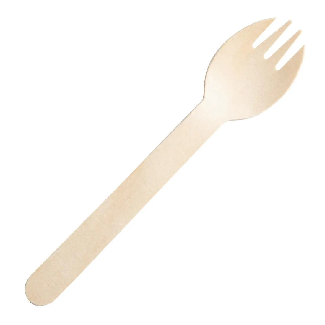 CH086 Fiesta Compostable Individually Wrapped Wooden Sporks (Pack of 500)