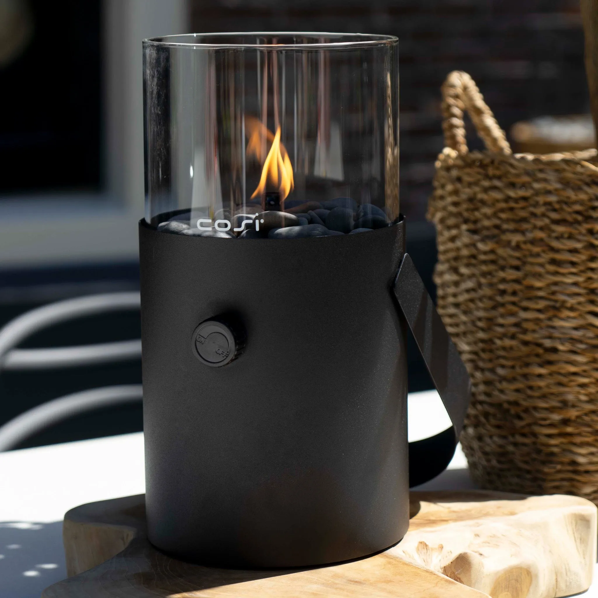 Cosiscoop Fire Lantern in Black