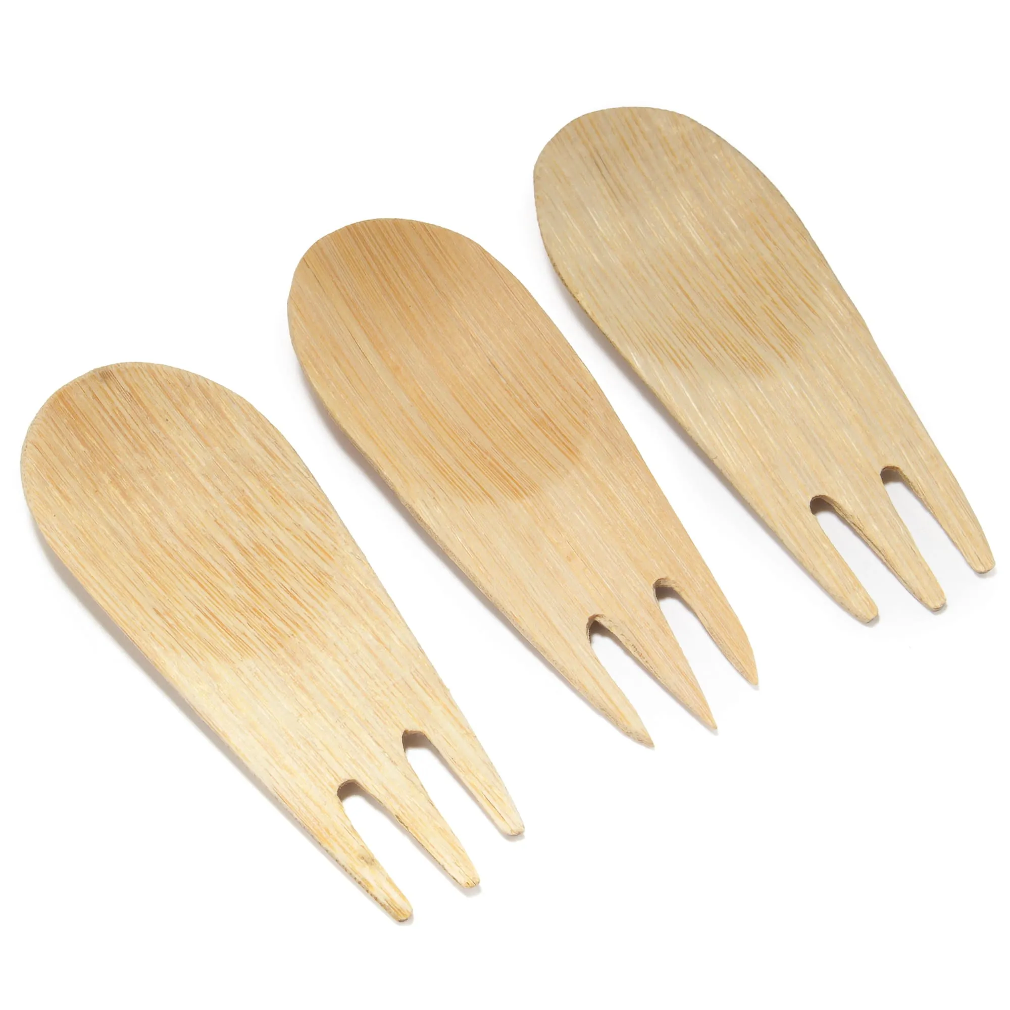 Disposable Bamboo Veneer Sporks