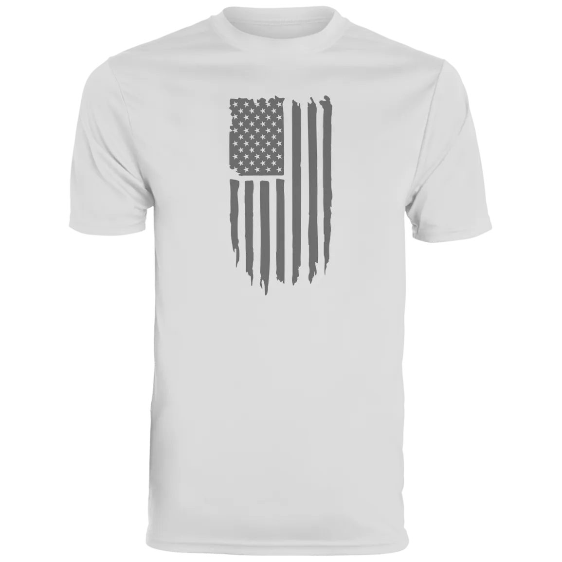 Distressed Flag Youth Moisture-Wicking Tee