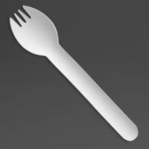 Fiesta Compostable Paper Sporks 160mm (Pack of 100)