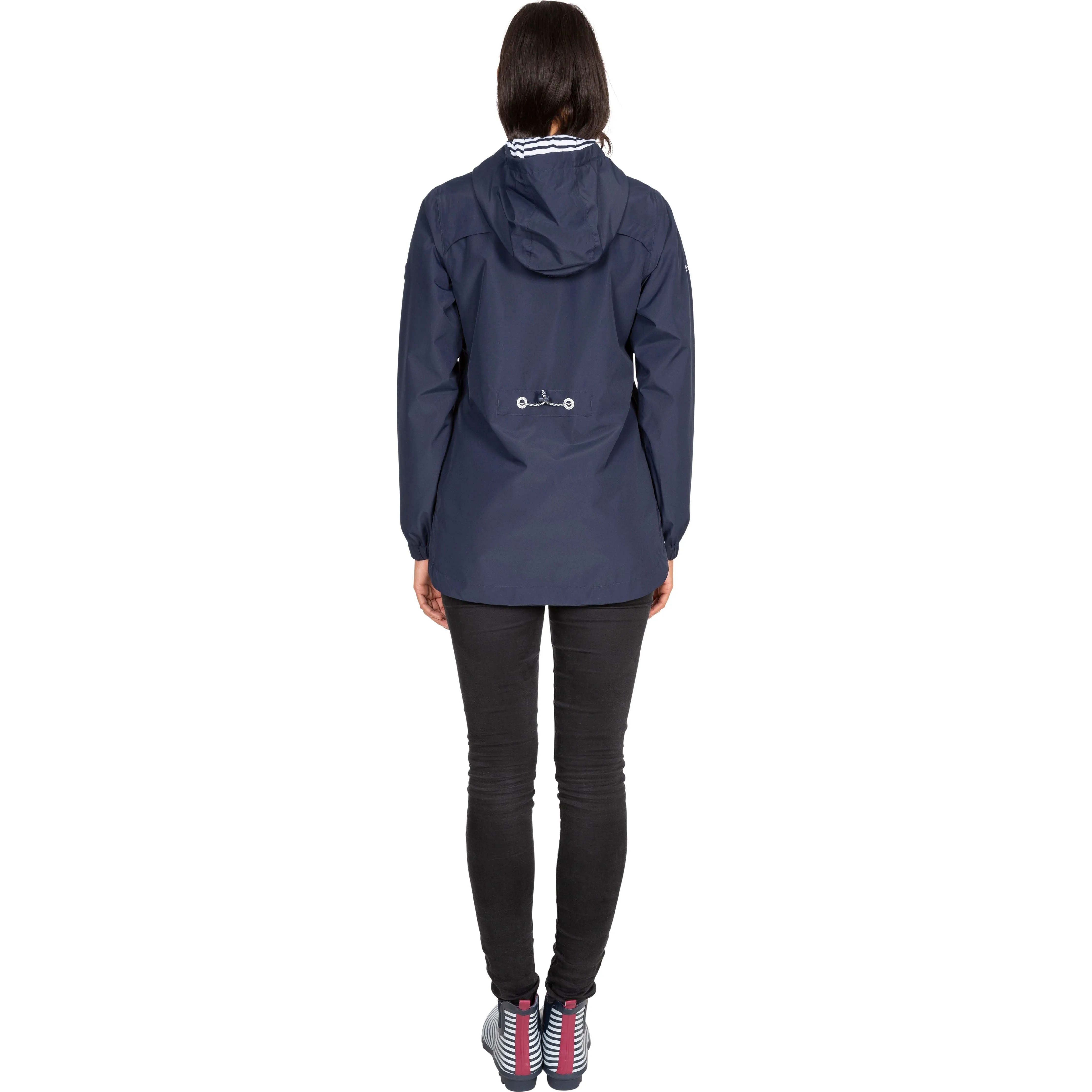 Flourish Womens Unpadded Waterproof Jacket in Navy