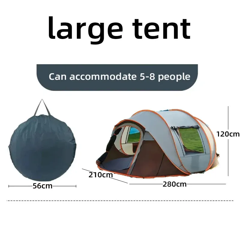 Fully Automatic Quick-Open Camping Tent, Weatherproof