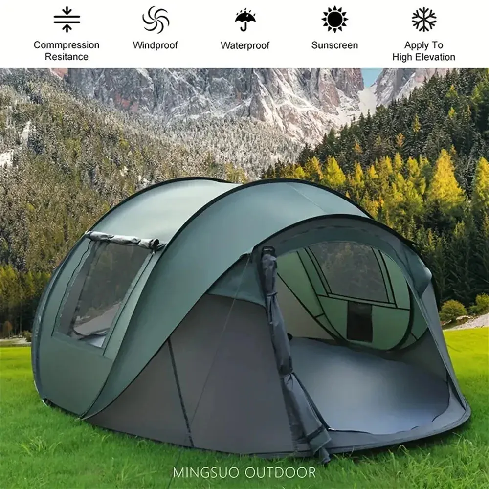 Fully Automatic Quick-Open Camping Tent, Weatherproof