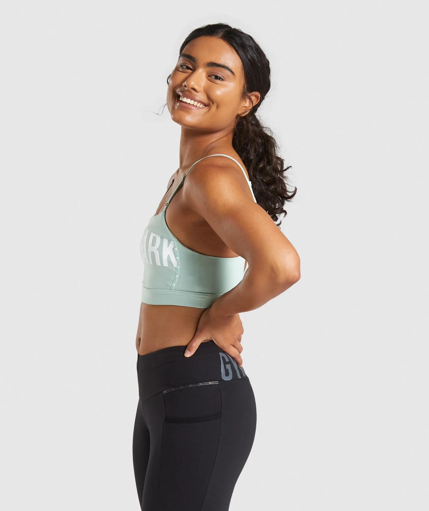 Gymshark Recess Sports Bra - Light Green