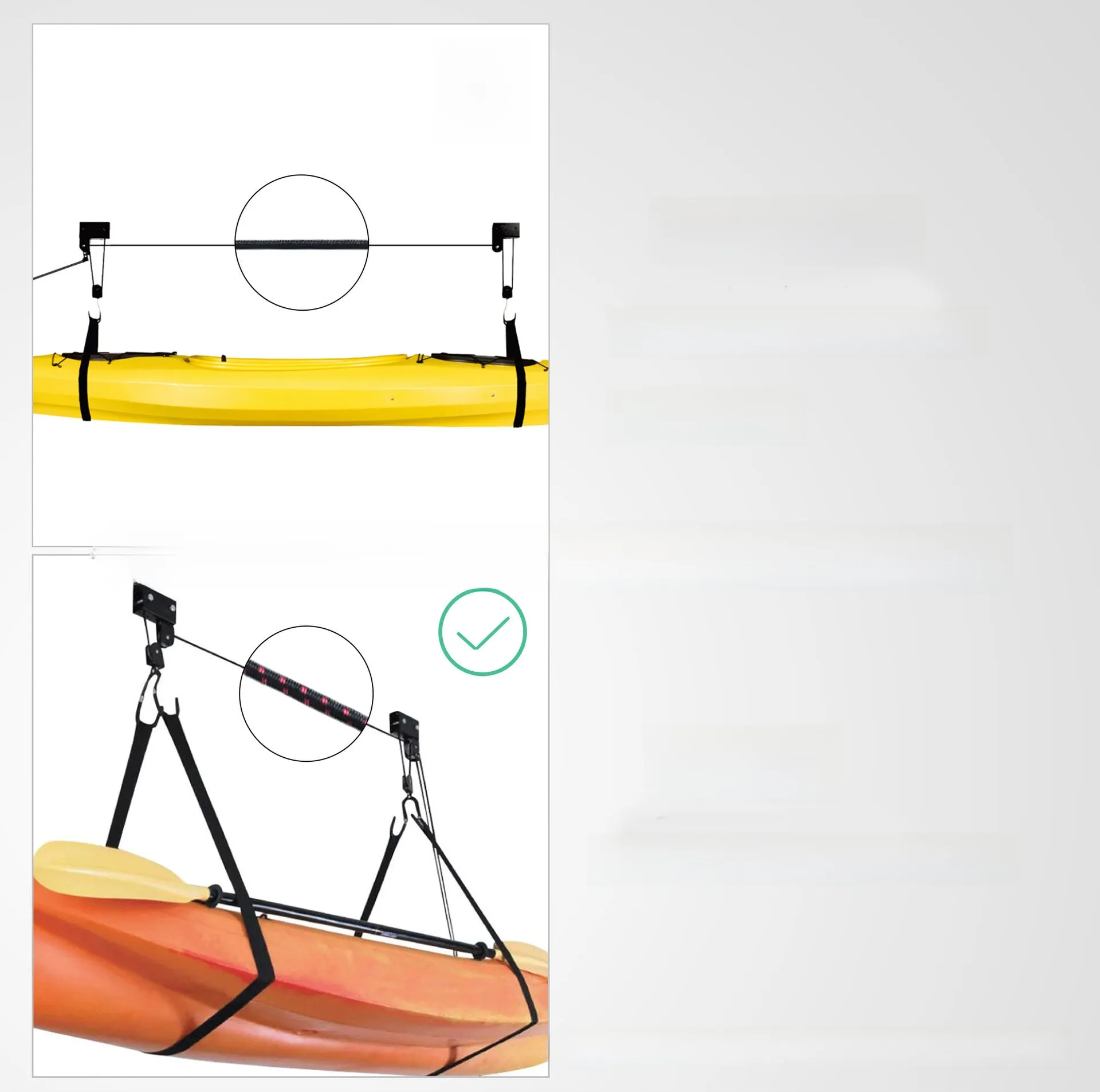 Heavy-Duty Kayak & Canoe Bike Hanger