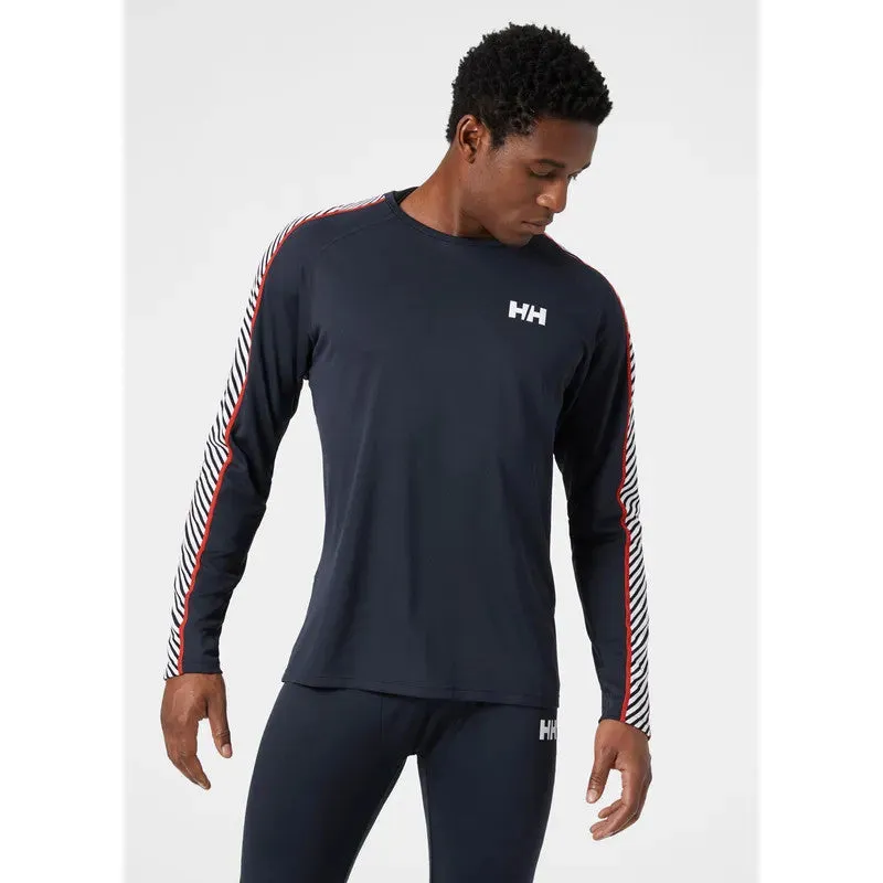 Helly Hansen Men's Lifa Active Stripe Crew Baselayer