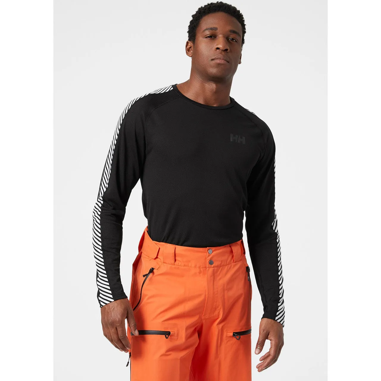 Helly Hansen Men's Lifa Active Stripe Crew Baselayer