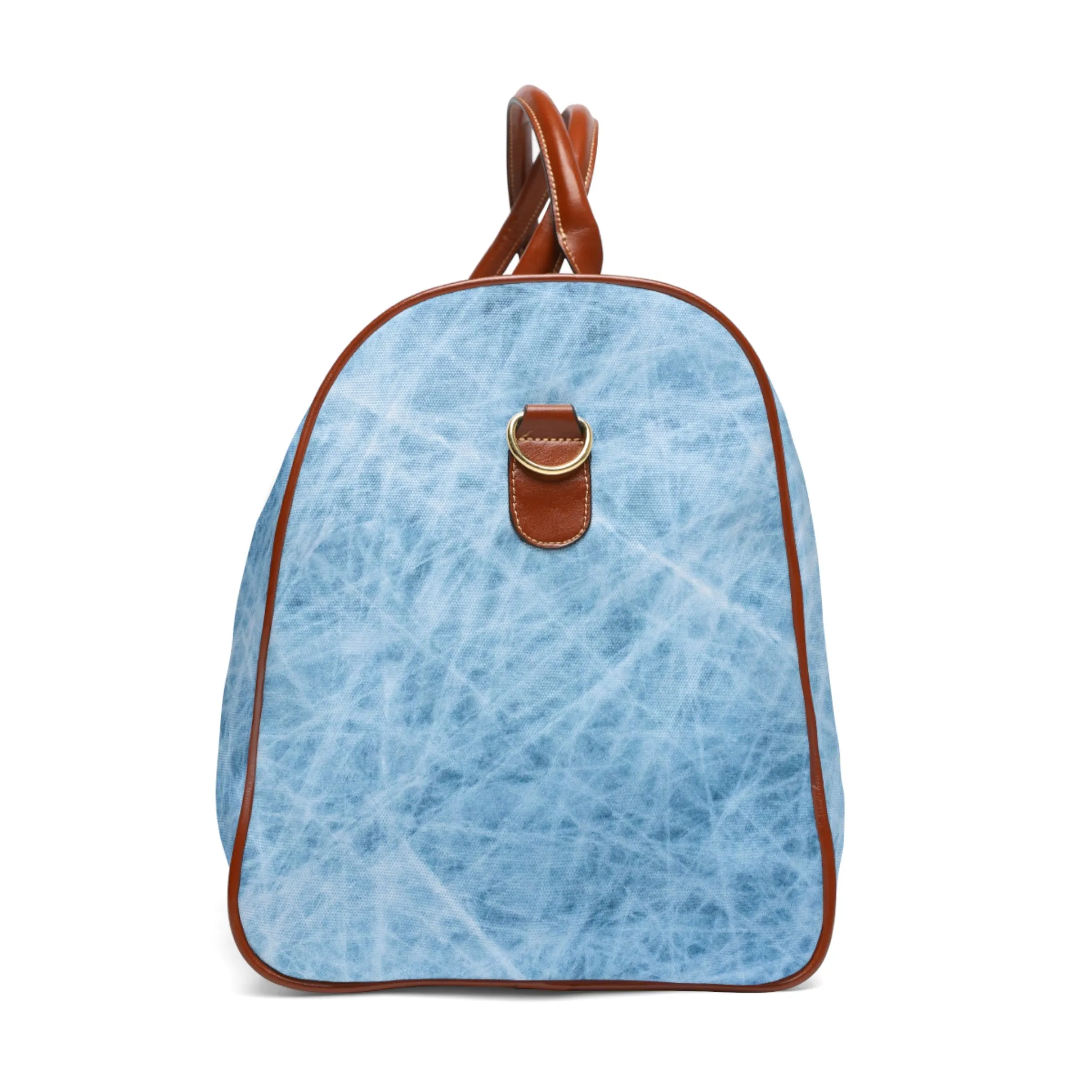 Hockey Mom on Ice Waterproof Travel Bag