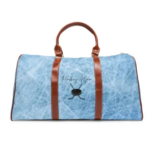 Hockey Mom on Ice Waterproof Travel Bag