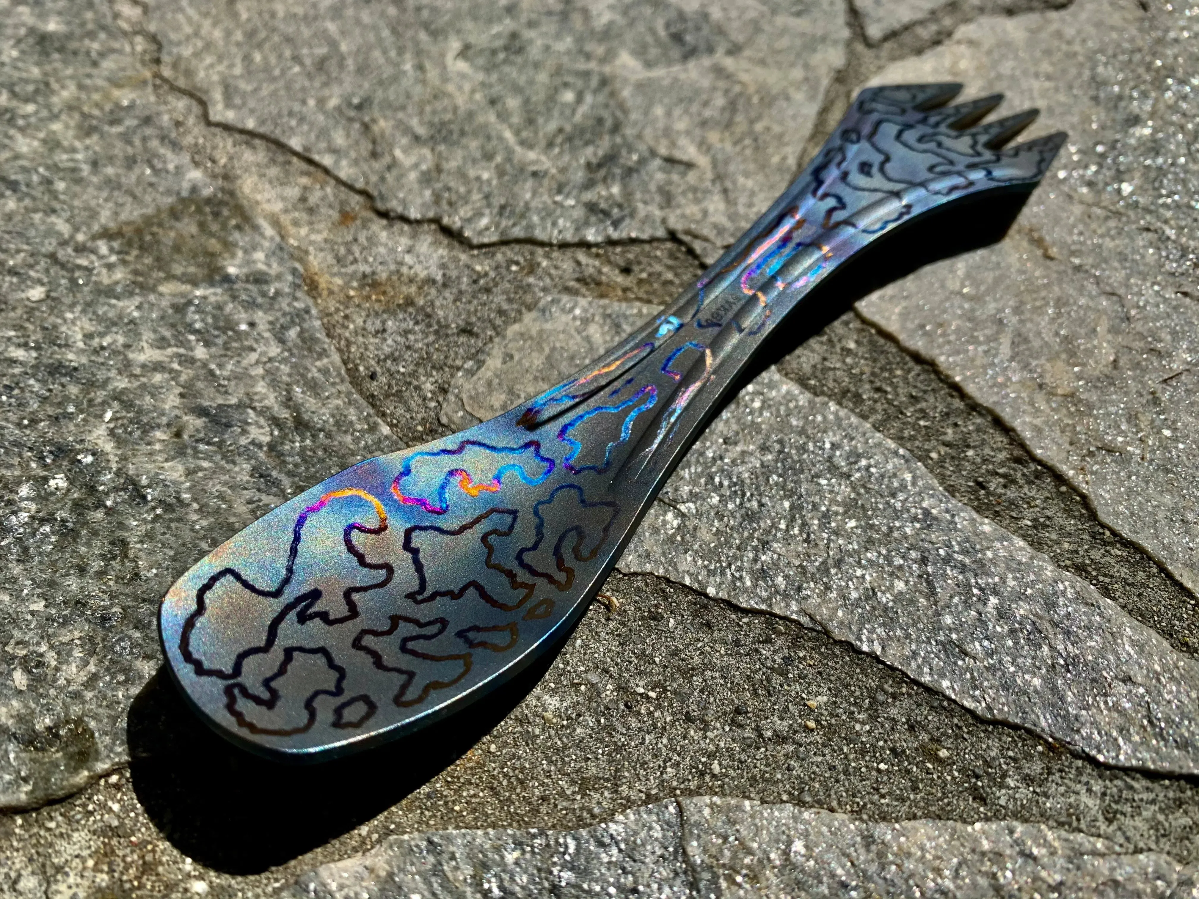 Incredible Industrial Titanium Spork Gen 2