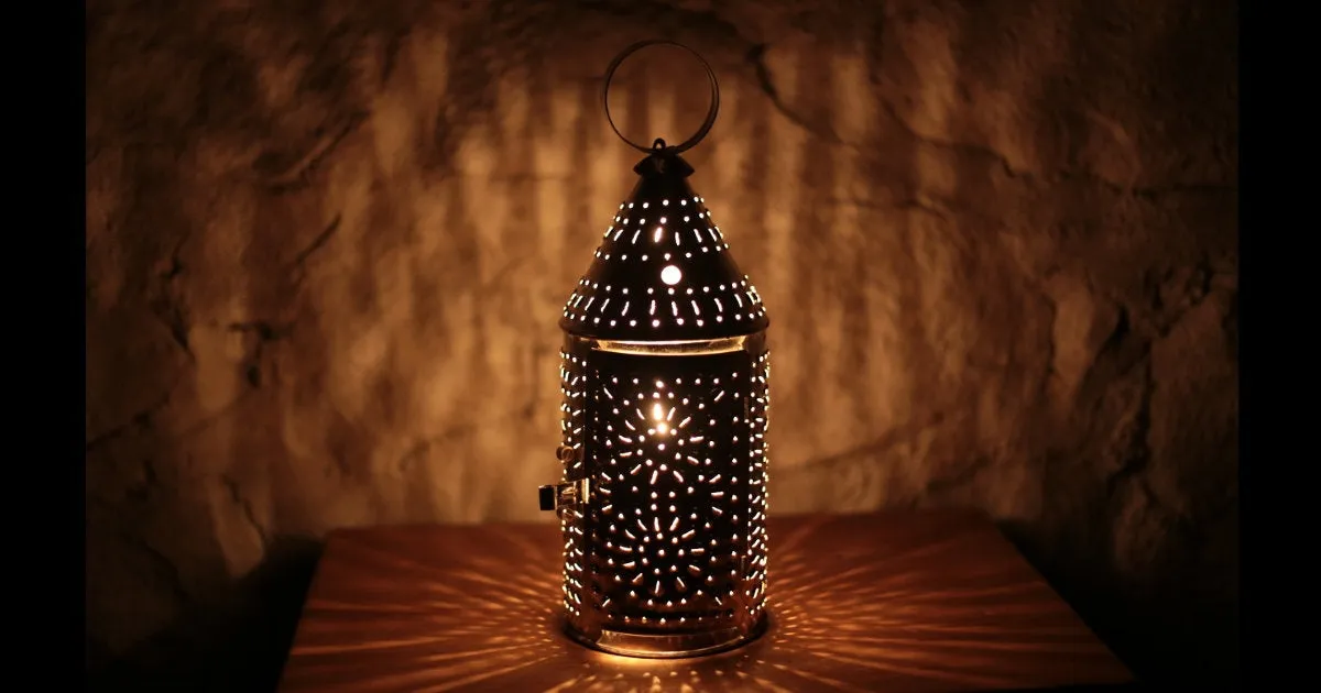 Medium Pierced Tin Lanterns