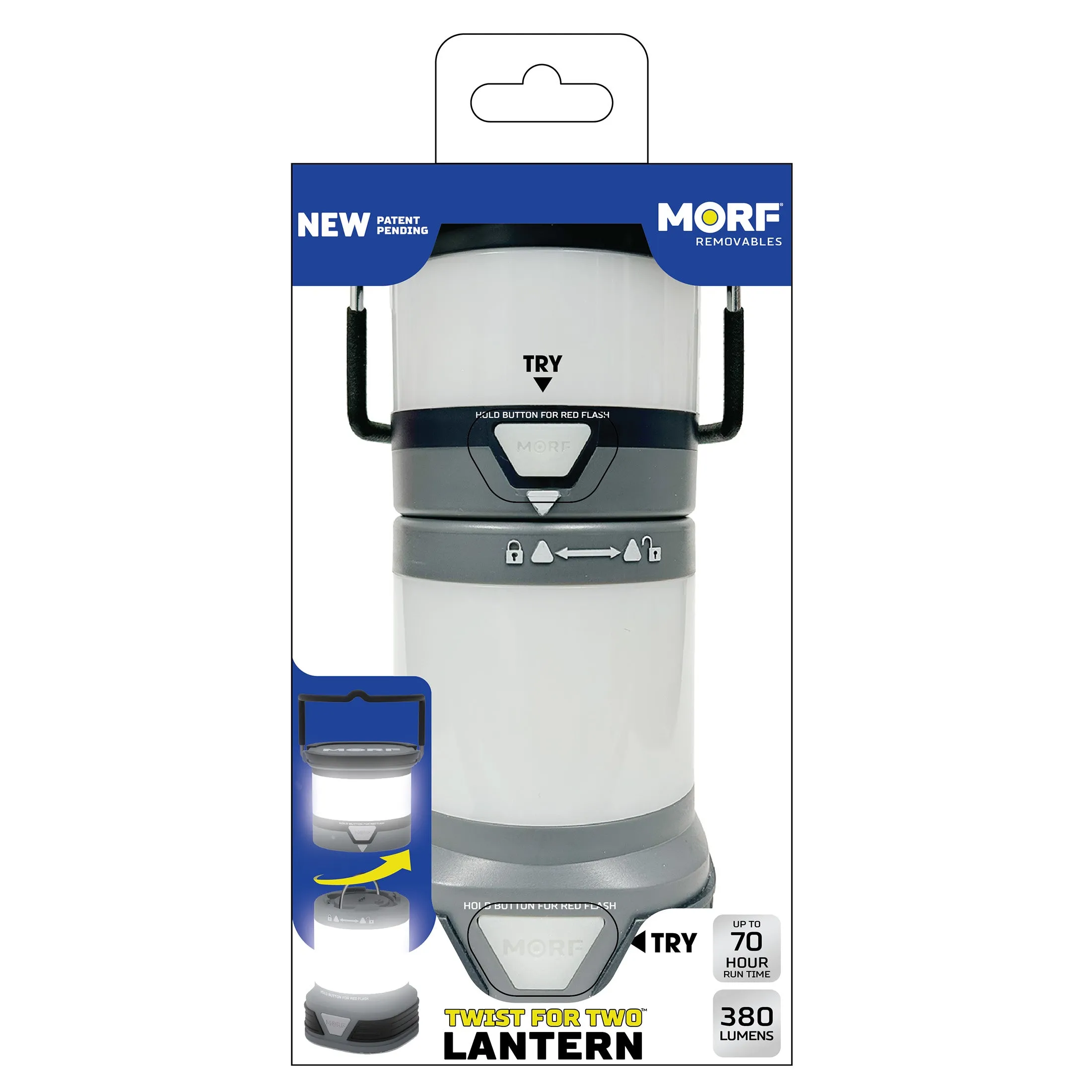 MORF® 380 LUMEN 2-IN-1 LANTERN