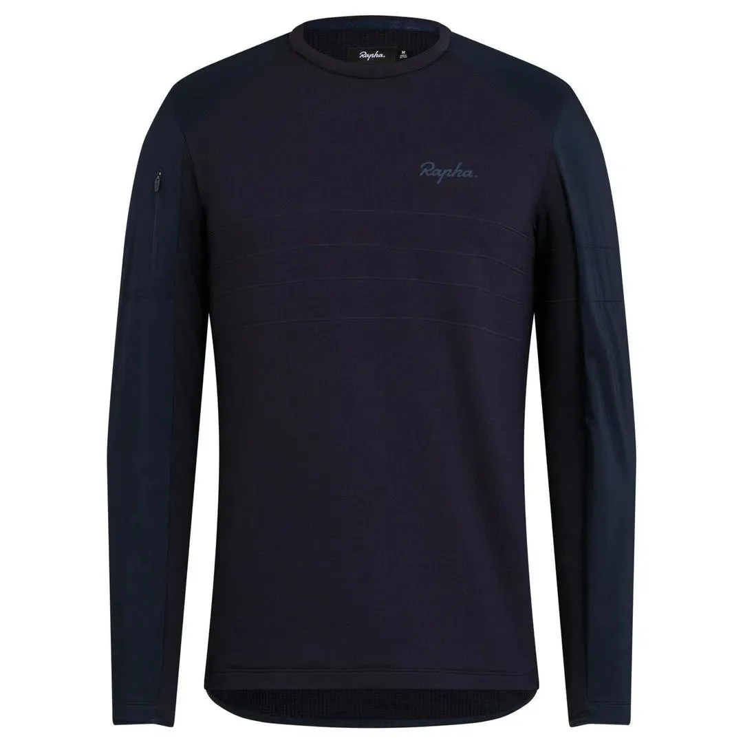 RAPHA Explore Long Sleeve Pullover - DNY Navy