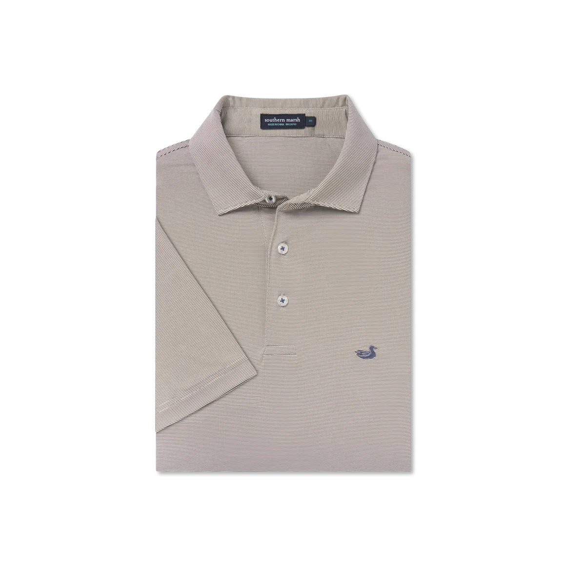 Southern Marsh Bermuda Performance Polo - Dark Gray