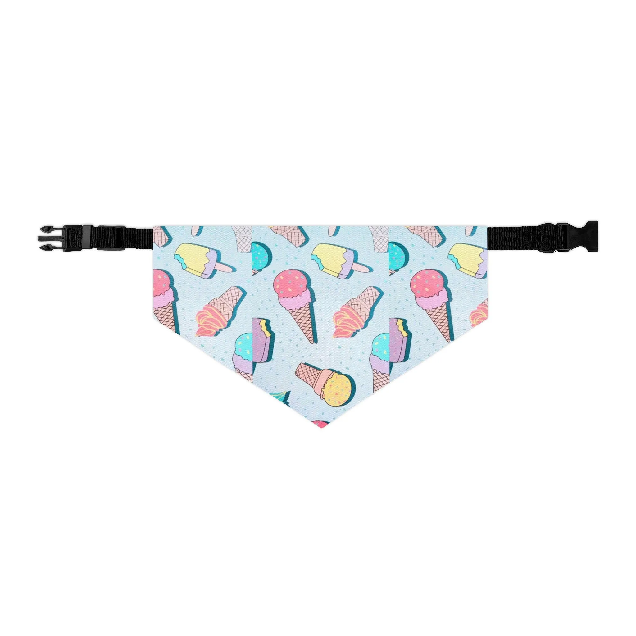 Summer Ice Cream Pet Bandana Collar