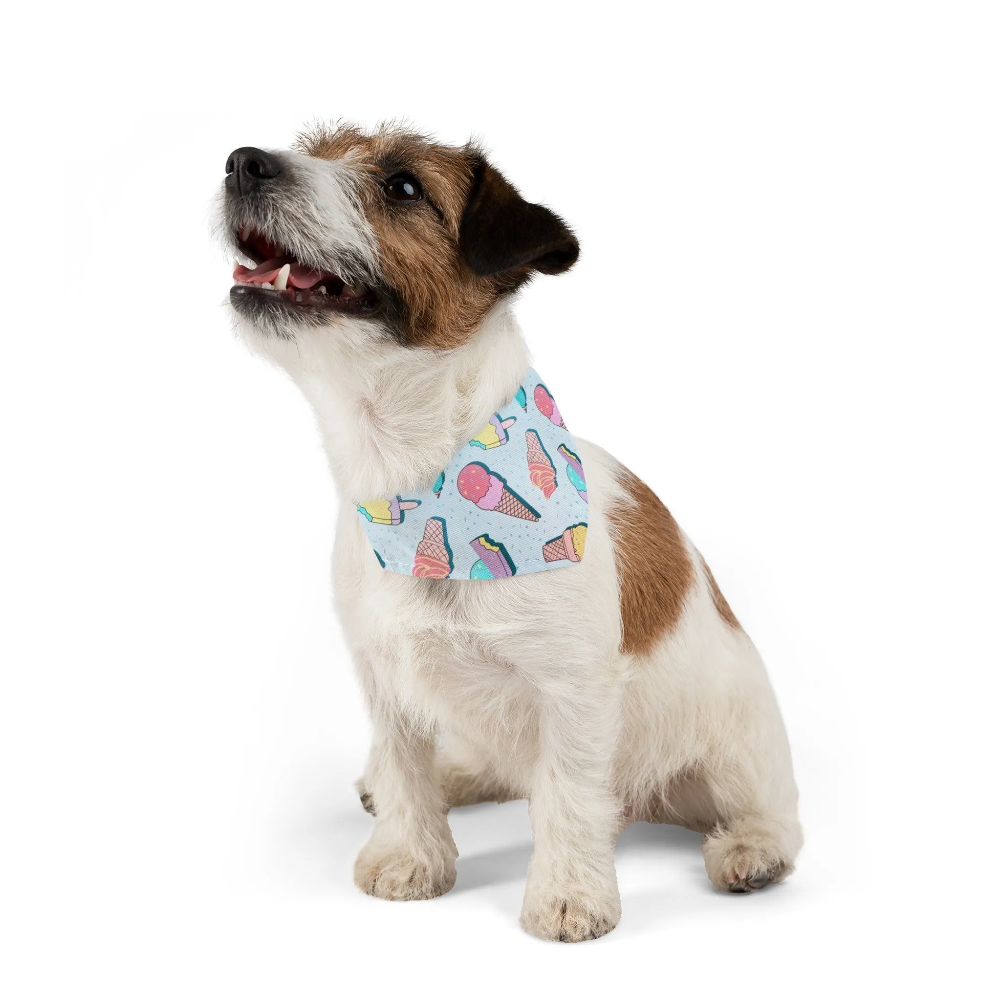 Summer Ice Cream Pet Bandana Collar