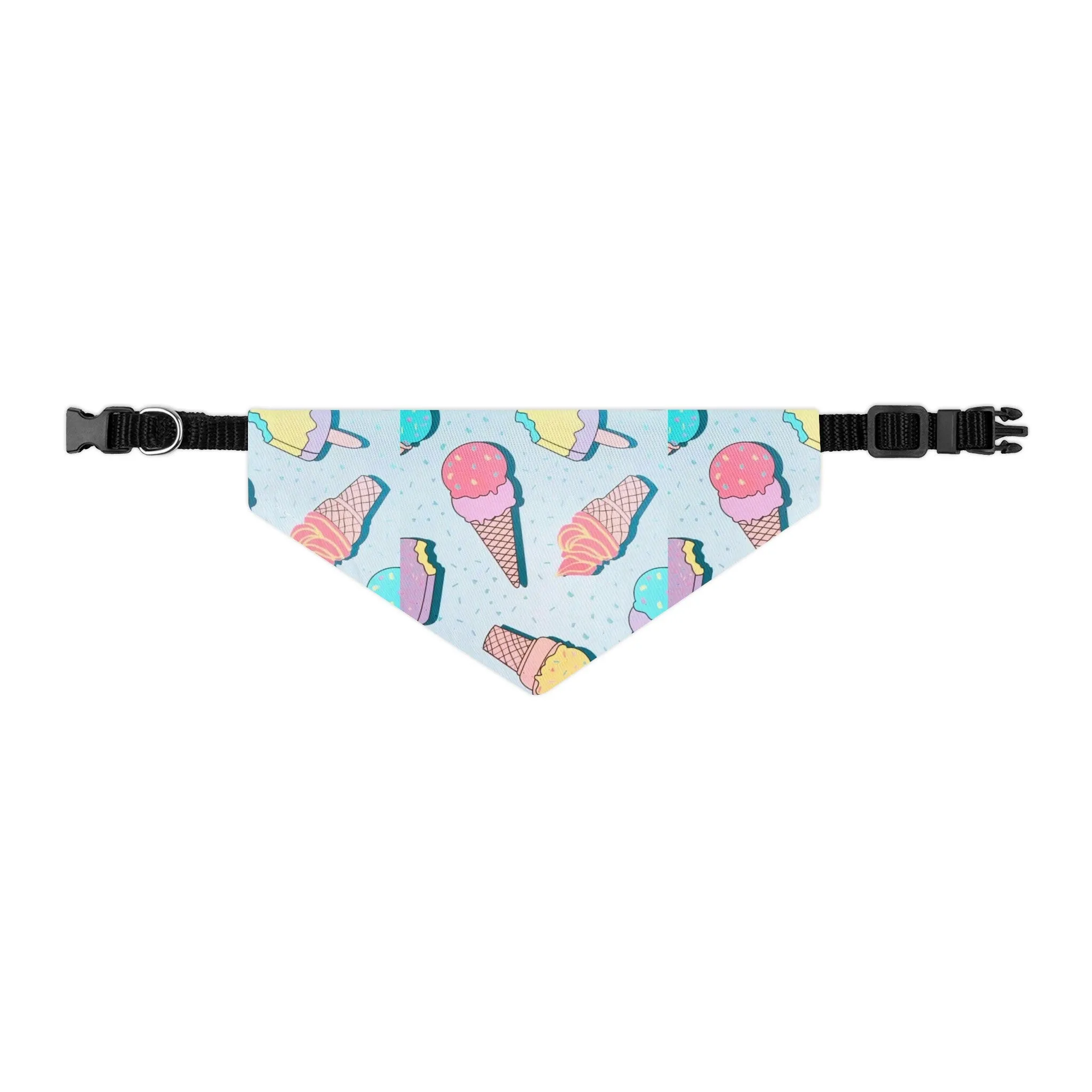 Summer Ice Cream Pet Bandana Collar