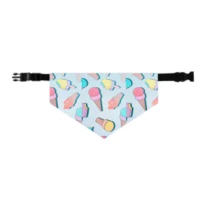 Summer Ice Cream Pet Bandana Collar