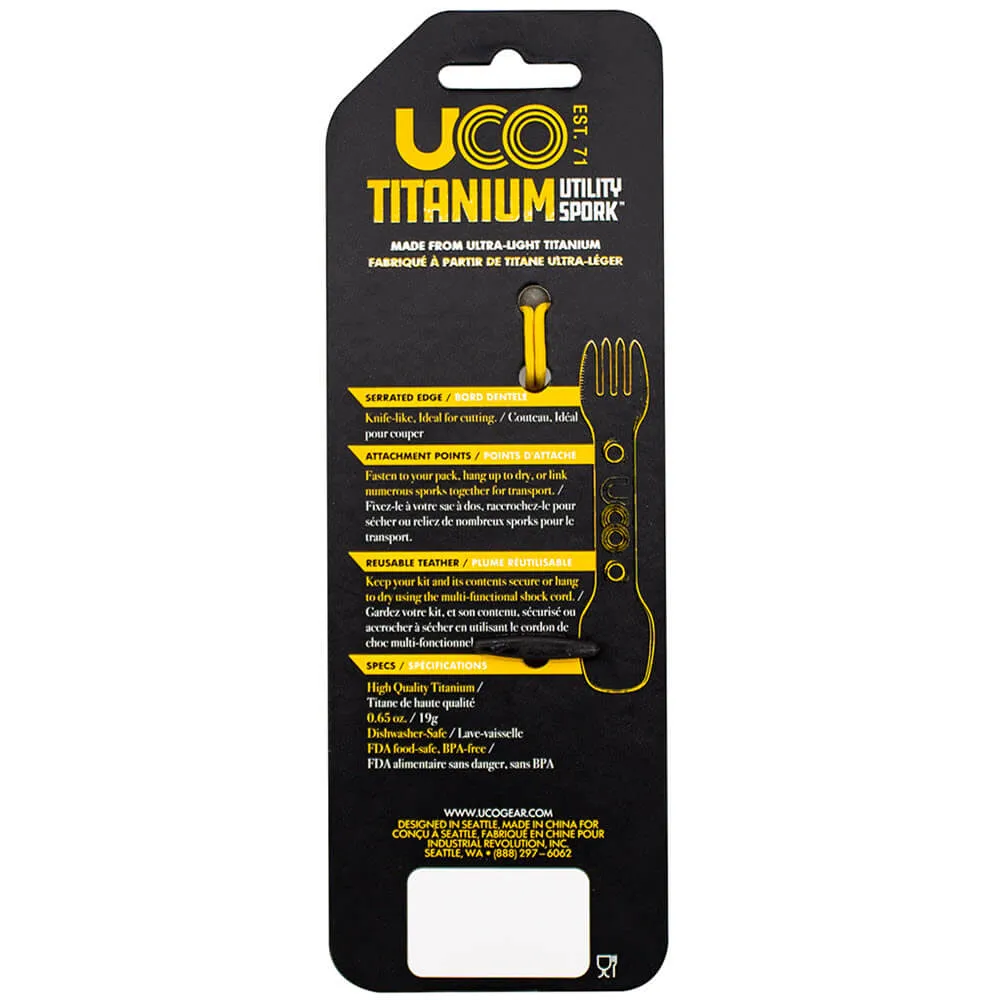 Titanium Utility Spork by UCO Gear