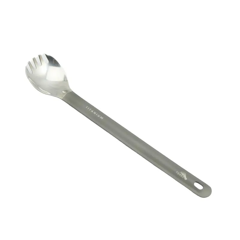 Toaks Titanium Long Handled Spork Polished Bowl