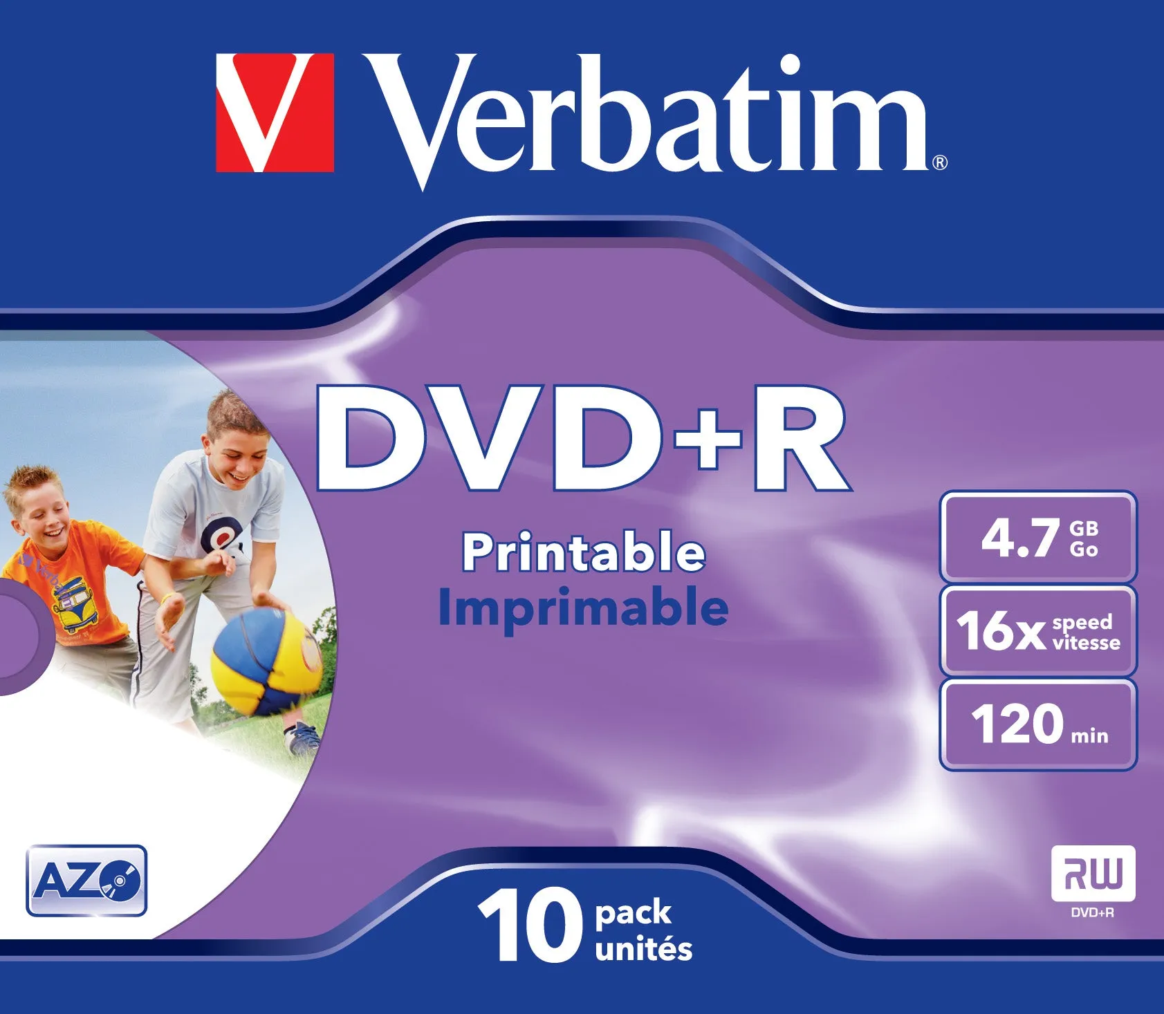 Verbatim Datalifeplus - Dvd R X 10 - 4.7 Gb - Storage Media