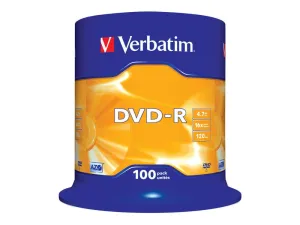 Verbatim - Dvd-R X 100 - 4.7 Gb - Storage Media