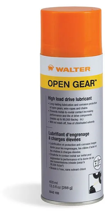 Walter 53E102 OPEN GEAR Aerosol: 13.5 oz